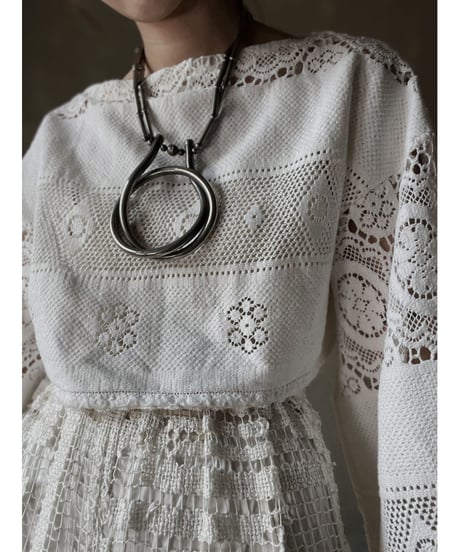 【RE;CIRCLE】 RE Crochet L/S Top⑧/20220317-013