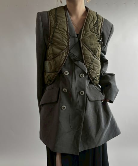 【RE;CIRCLE】 RE Liner Code Vest Khaki / LINER-06