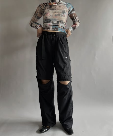 【USED】  Poly Long Sleeved Top / 220924-010
