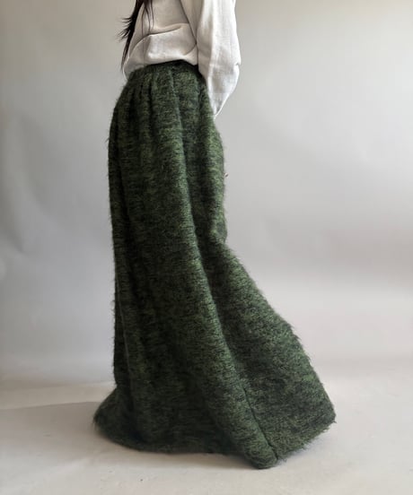 【USED】 Design Knit Skirt / 260104-017