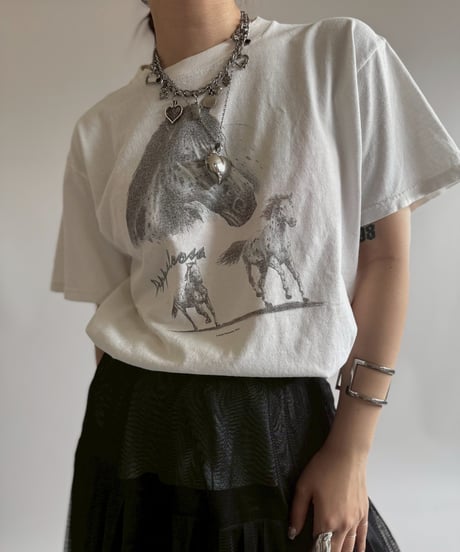 【USED】 Fruit of the Loom Horse T-Shirt  / 250705-004