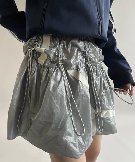 【RE;CIRCLE】 Re French Army Parachute Balloon Skirt Mini / 250306-001