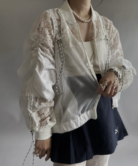 【RE;CIRCLE】 RE White Patch Blouson / 240509-004