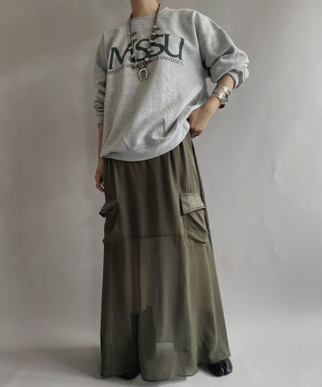【USED】  'Mssu' Sweat Shirt / 220917-001
