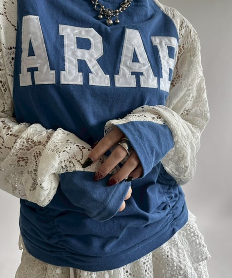 【RE;CIRCLE】 RE Lace Switching Raglan T-Shirt / 250605-009