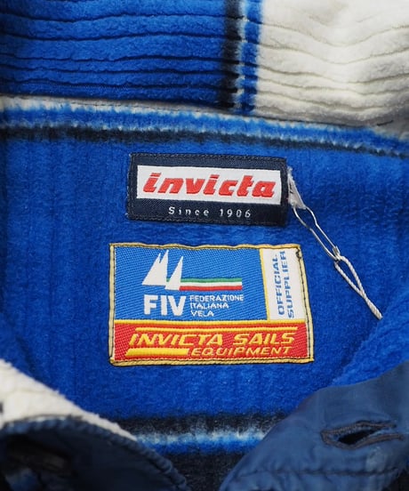 【USED】INVICTA Patterned Fleece Polo Shirt/240311-002
