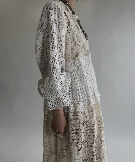 【RE;CIRCLE】 RE Crochet Lace One-piece / 220526-016