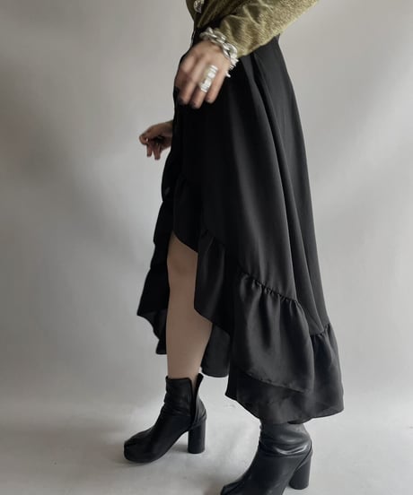 【USED】 Sandro Sheer Skirt / 231028-026
