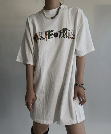 【USED】 Short Sleeved T-shirt "California" /220716-005