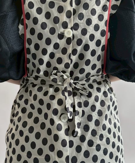 【USED】 Dot Pattern Euro Apron / 260321-001