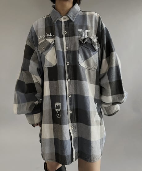 【Mashup Products】Cotton100% L/S Shirt/  240217-026