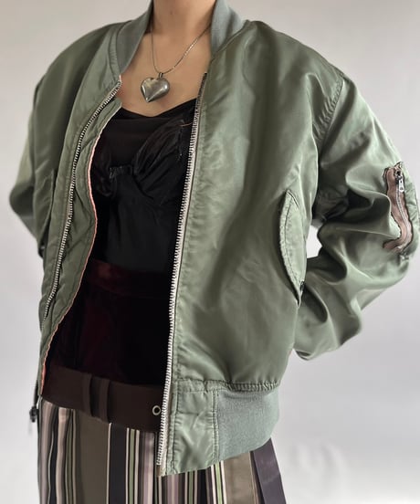【USED】 Made in USA MA-1 Jacket/241207-005