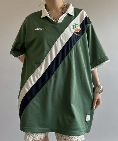 【USED】 01~03's UMBRO Ireland Soccer Shirt / 260530-028
