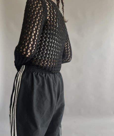 【USED】 Knitting Crochet Top / 230325-015