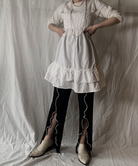 【USDE】 Ｗhite Cotton Camisole/210324-42