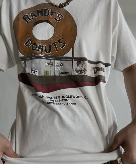 【USED】 Randy's Donuts Short Sleeved T-shirt / 220625-018
