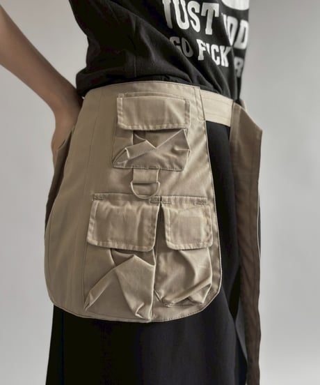 【RE;CIRCLE】  RE Fishing Vest Belt Bag / 260528-013