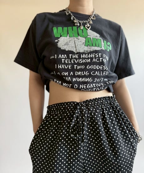 【USED】  Hanes WHO AM I? T-Shirt/250510-048