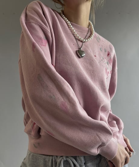 【USED】 Paint Short Sweat / 250925-004