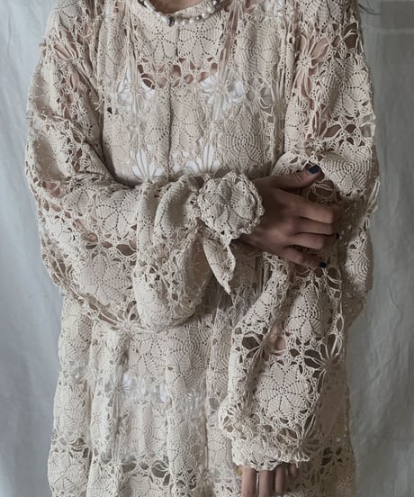 【RE;CIRCLE】RE Crocket L/S Dress③/210526-058
