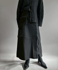 【RE;CIRCLE】 RE Suit Asymmetry Long Skirt / 260129-015