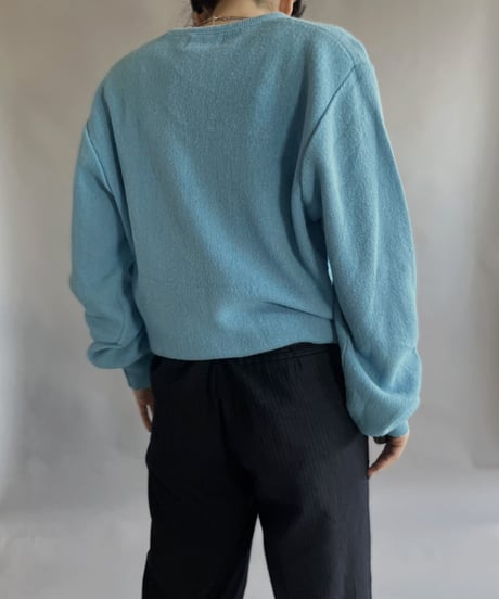 【USED】 IZOD Lacoste Acrylic Pullover Light Blue / 230204-004