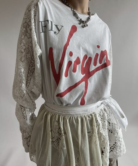 【RE;CIRCLE】 RE Lace Switching Raglan T-Shirt / 250605-003