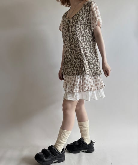 【USED】 Flower pattern One-Piece / 250816-015