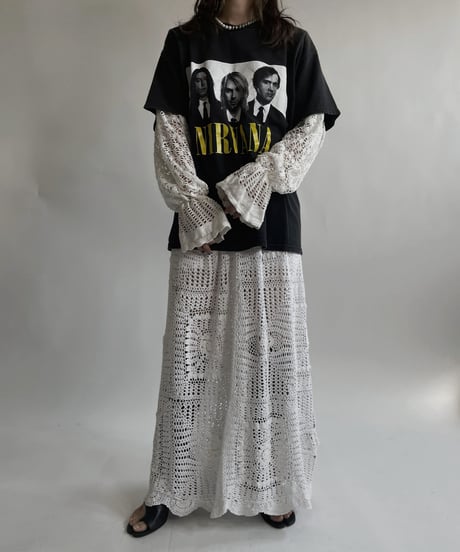 【RE;CIRCLE】 RE Crochet Lace One-piece / 220427-036