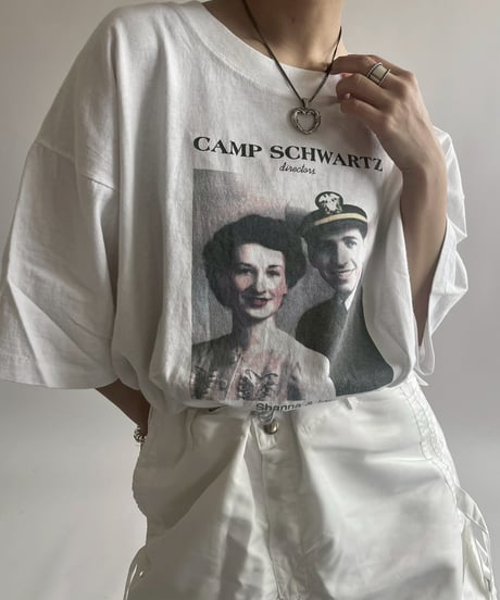 【USED】 90's Person Print T-Shirt /250503-006