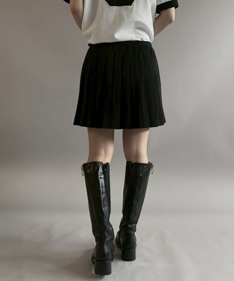【USED】 Pleats Mini Skirt /260509-006