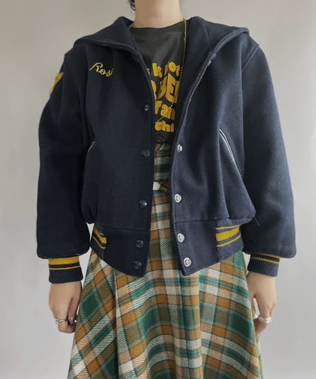 【USED】  Wool Stadium Jacket / 221105-022