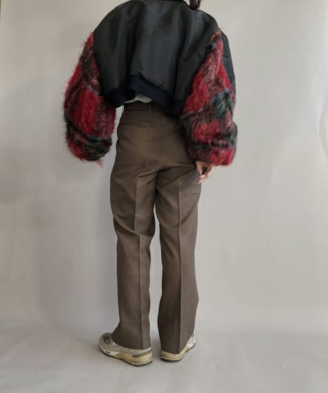 【RE;CIRCLE】 RE Short MA-1 Mohair Jacket Black / 230112-023