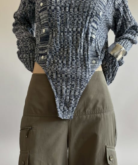 【RE;CIRCLE】 RE Rib Knit Leotard Top / 260416-008