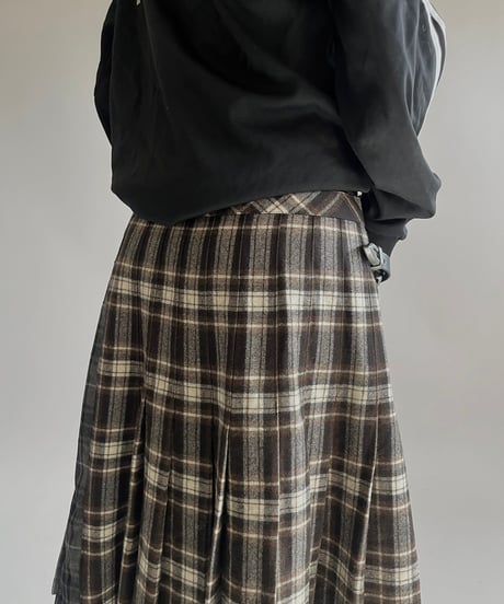 【RE;CIRCLE】 RE Kilt Skirt Middle / 250206-002