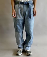 【RE;CIRCLE】 RE Denim PatchWork Pants / 230522-001