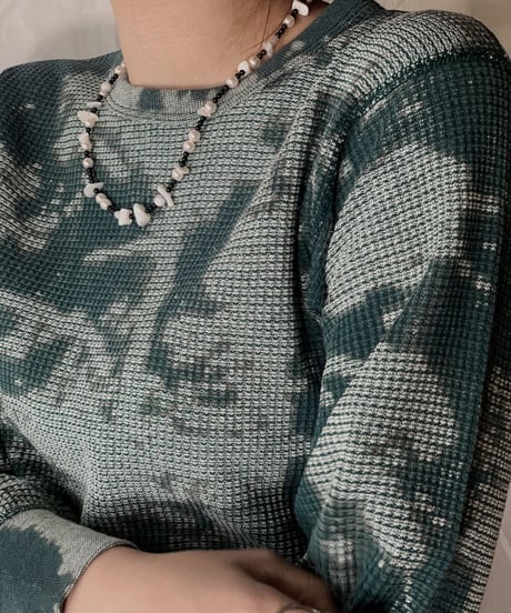 【RE;CIRCLE】Tie Dye Dyeing Thermal Shirt ②/210226-013