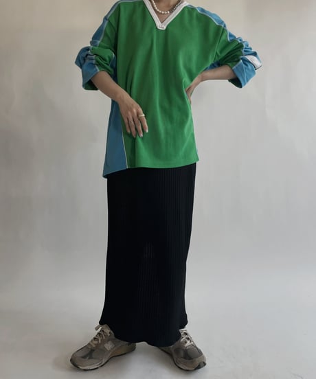 【USED】 Long Sleeved Soccer T-shirt / 220604-005
