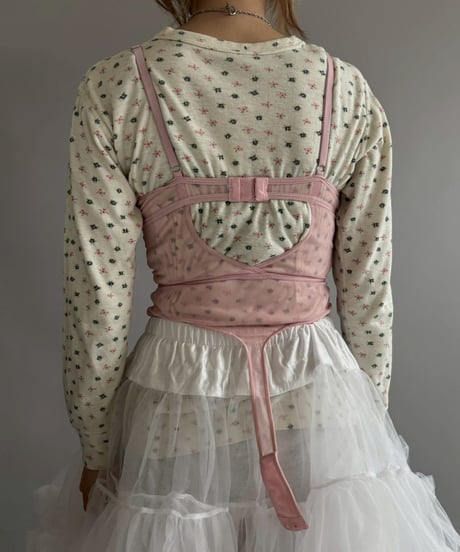 【USED】 Heart Pattern Sheer Camisole /251206-011