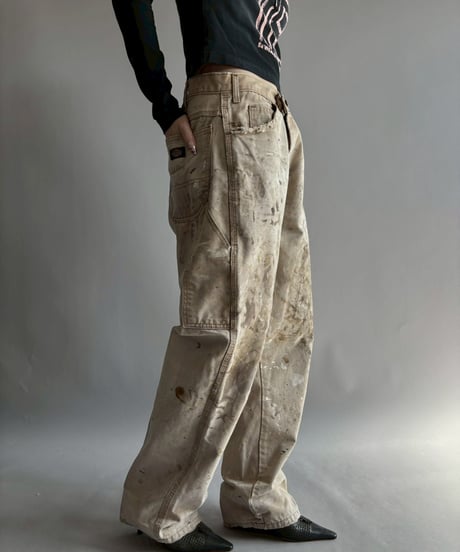 【USED】 Dickies Damage Painted Duck Pants / 251108-021