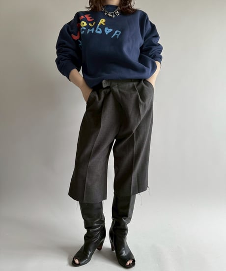 【USED】 END IS NEAR 90's Tultex L/S Sweat Top /250329-018