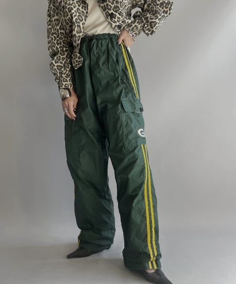 【USED 】 NFL Green Bay Packers Nylon Line Pants/ 231125-008