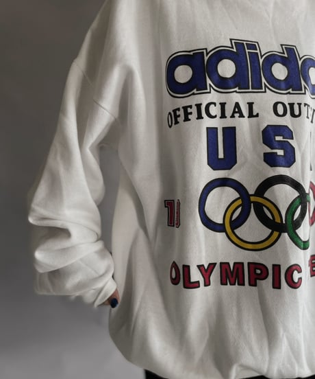【USED】 adidas 1988 USA Olympic Sweat Shirt / 230128-011
