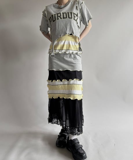 【Chinatsu Aoyama】 RE Mellow Top + Camisole Long One-Piece / 250710-020