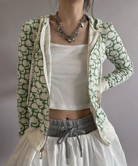 【USED】 Juicy Couture Zip-up Design Thermal Parka / 260328-013