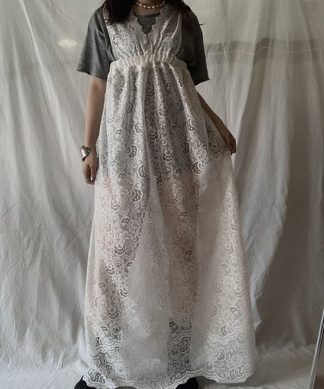 【RE;CIRCLE】 RE Lace N/S One-piece②/210611-026