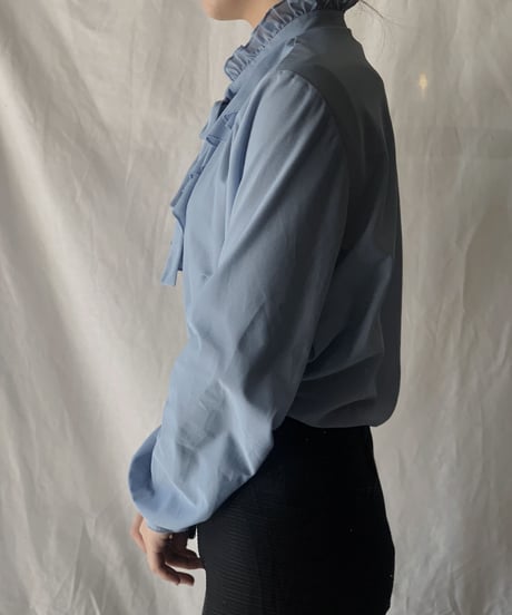 【USED】Poly Blouse Shirt/210217-042