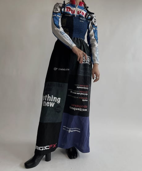 【RE;CIRCLE】 RE Eco-Friendly Bag Shirring One-piece Black / 220825-015