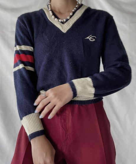 【USED】   Knit L/S Top②/211020-058