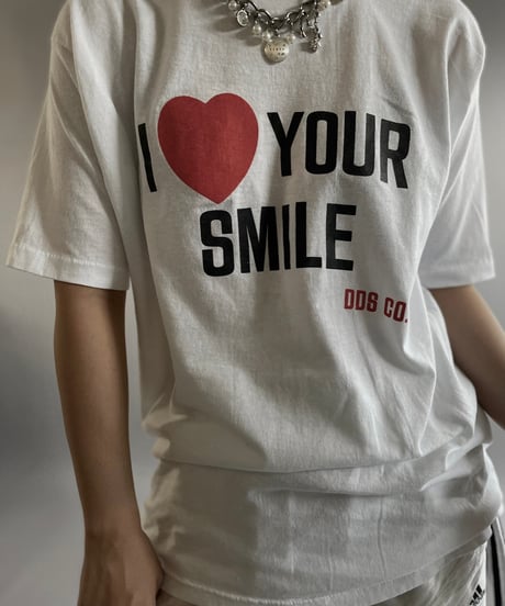 【USED】 Made in USA 90's I ♡ Your Smile T-Shirt /240718-016